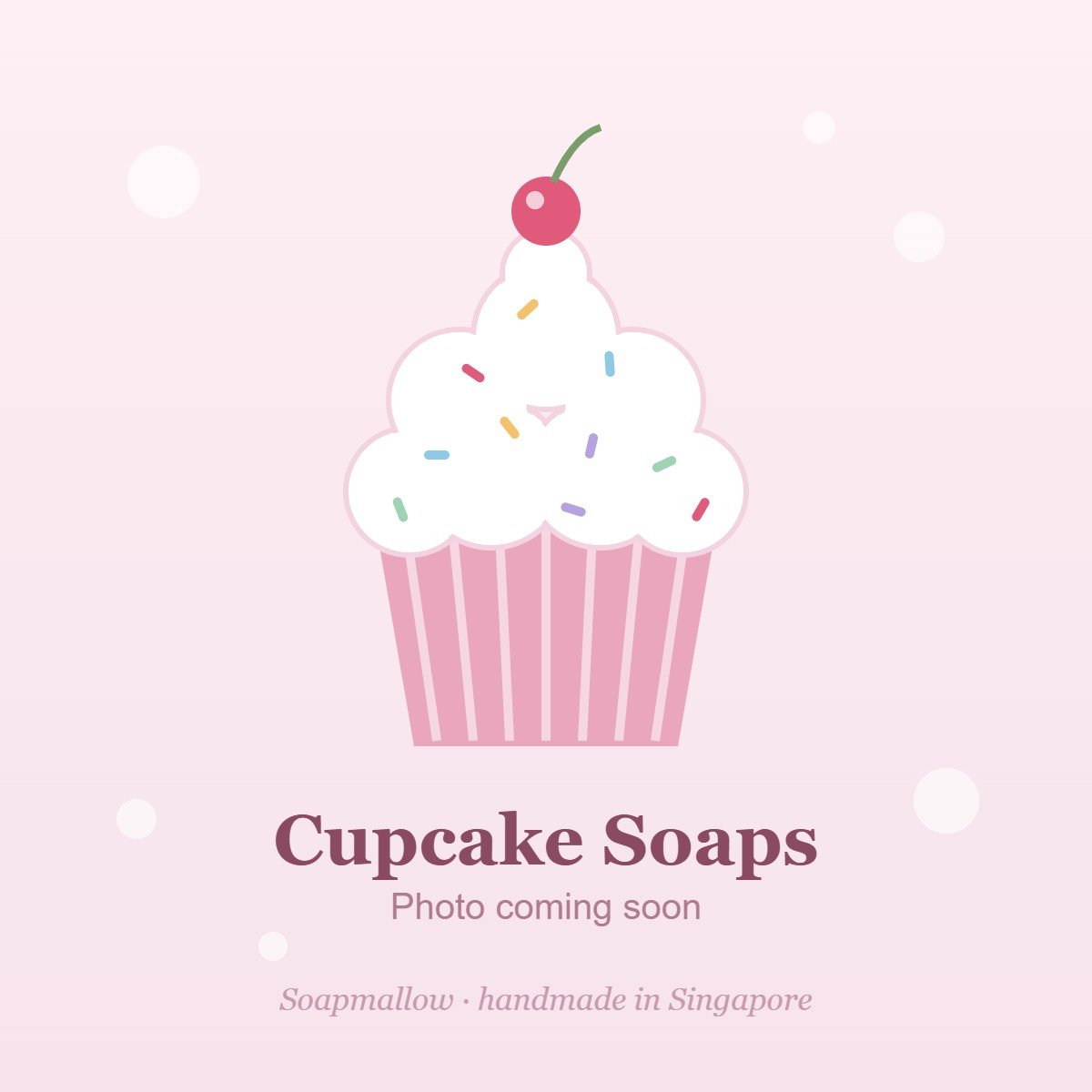 Cupcake Soaps by Soapmallow, photo coming soon